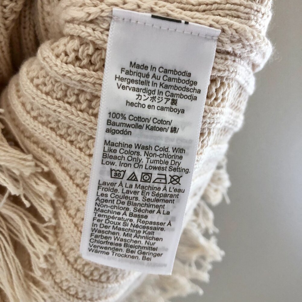 NWT J.Crew Factory Fringe Sweater-tank - Picture 6 of 6